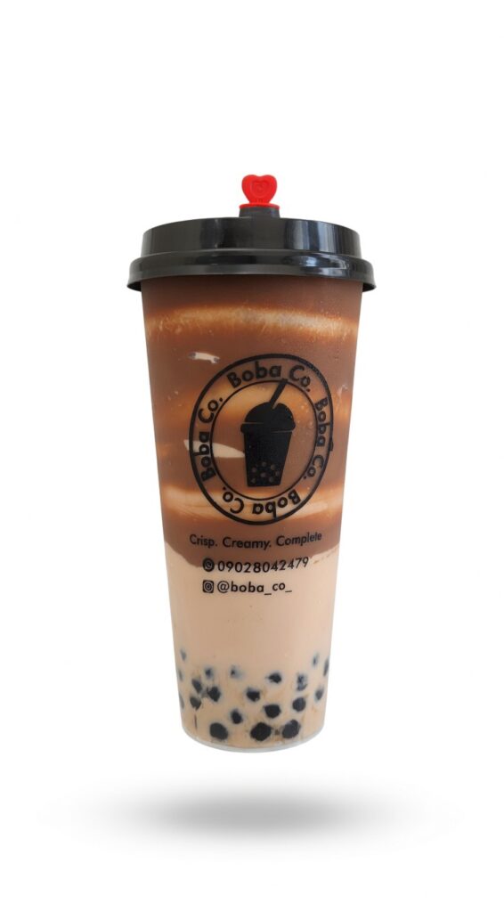 Chocolate Swirl Milk Tea bubble tea