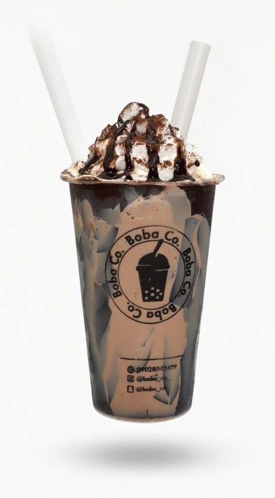 Crack and Cream bubble tea