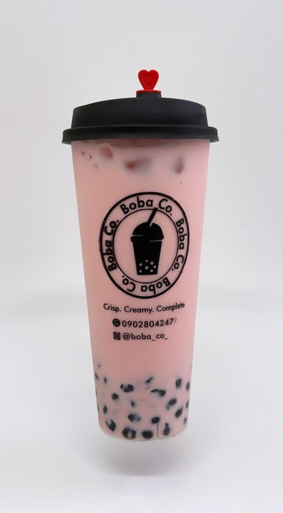 Dragon Fruit Milk Tea bubble tea