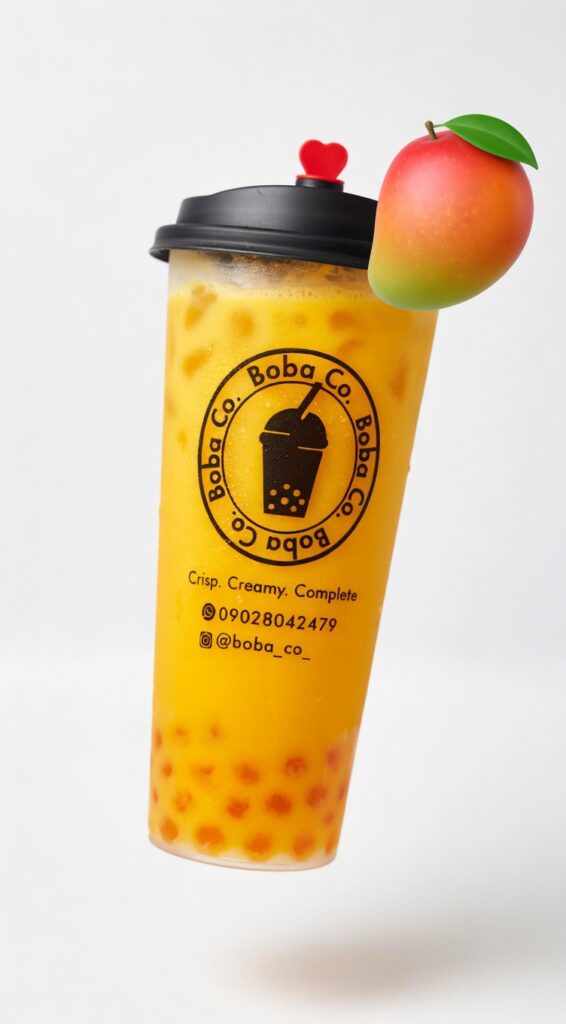 Mango Fruit Tea bubble tea