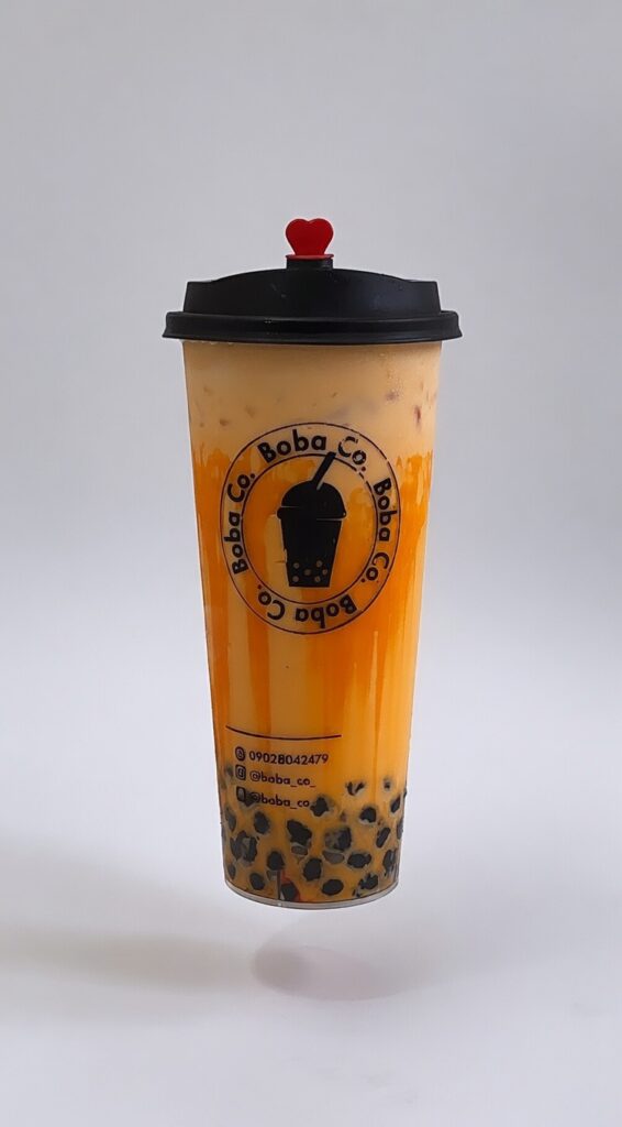 Mango Fusion Milk Tea bubble tea