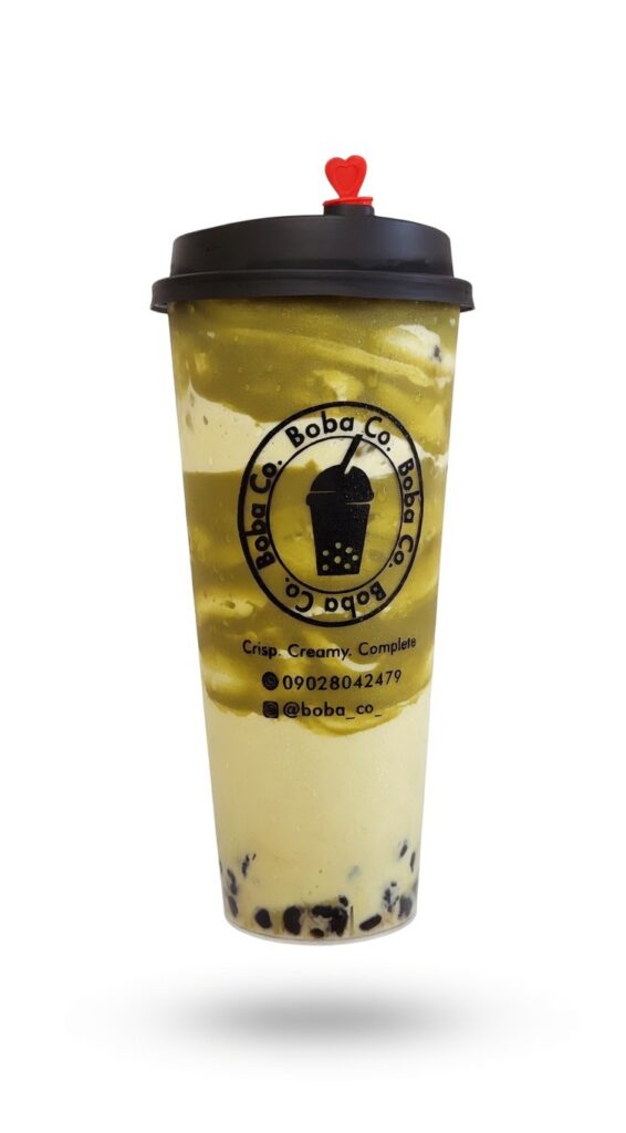 Pistachio bubble tea