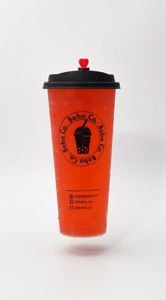 Strawberry Fruit Tea bubble tea